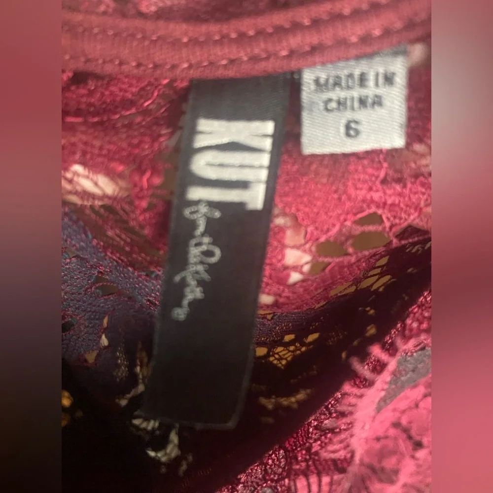 KUT lace dress size 6